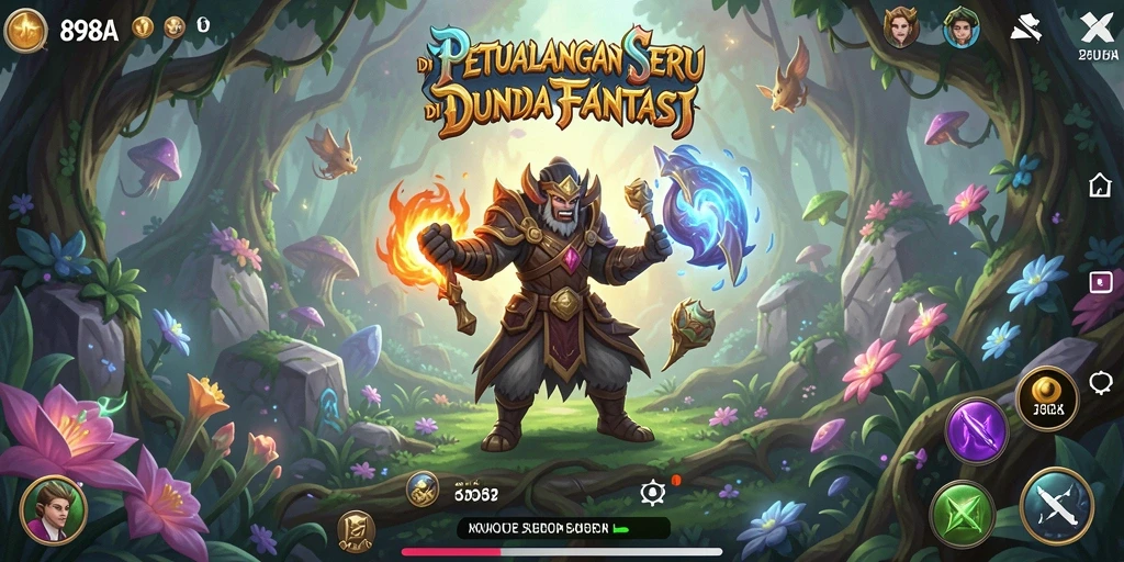 Screenshot gameplay 898A menampilkan aksi petualangan mendebarkan.