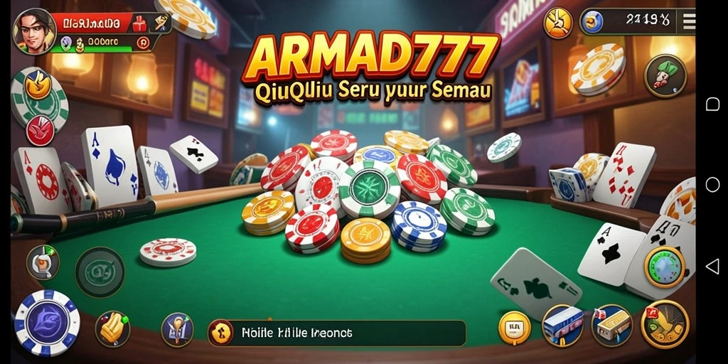 Screenshot gameplay QiuQiu yang penuh aksi dan keseruan.