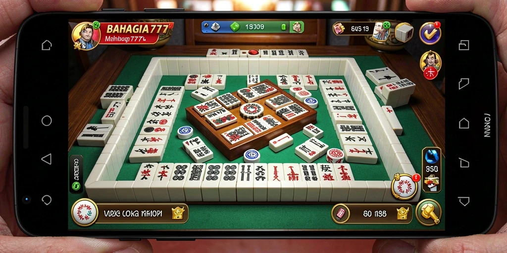 Screenshot menampilkan gameplay Mahjong yang seru dan menarik.