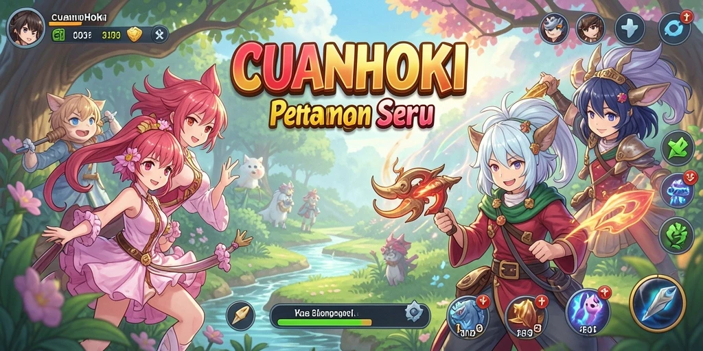 Tampilan luar biasa dari gameplay CUANHOKI yang memukau.