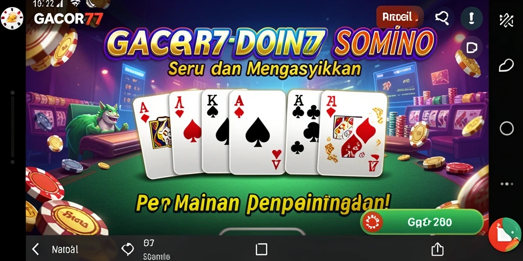 Tampilan gameplay seru GACOR77 yang siap memanjakan Anda.