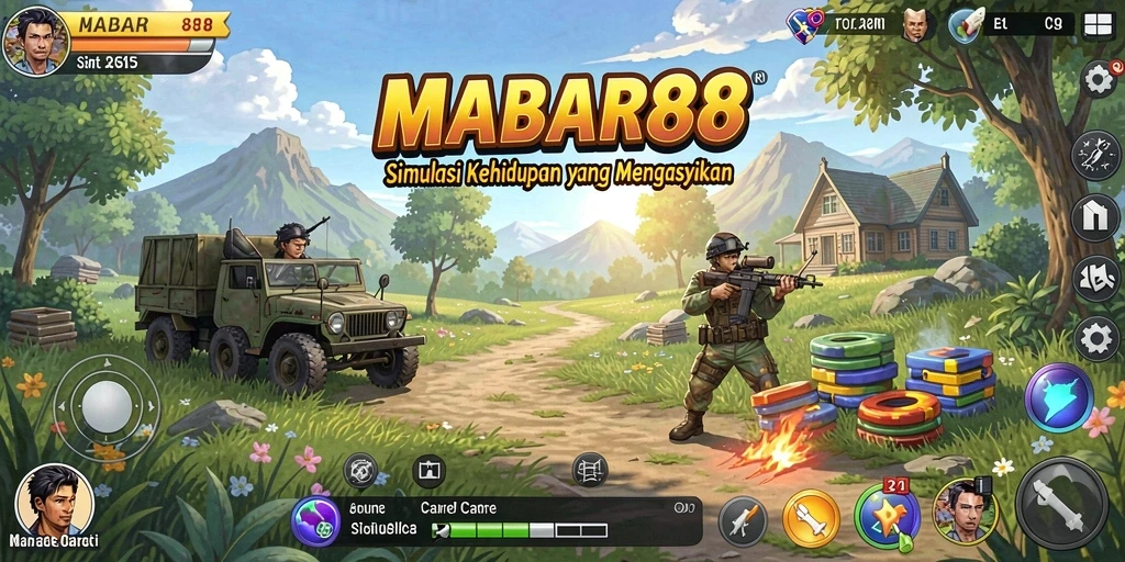 Screenshot menampilkan gameplay seru dalam MABAR88.