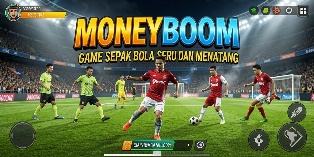 Tampilan gameplay MONEYBOOM yang mendebarkan dan penuh aksi.