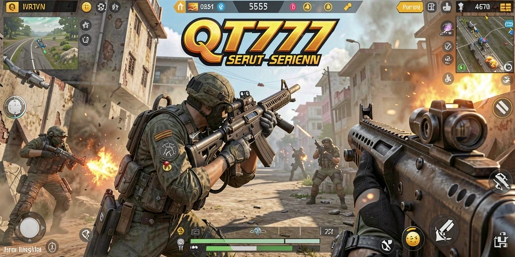 Gameplay menarik dan intens dalam QT777 dengan grafis memukau.